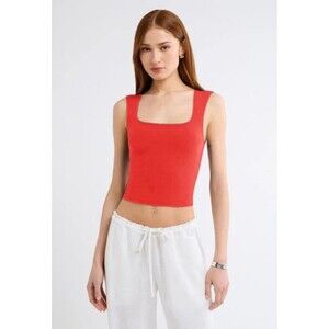 NWT Rumored Be Mine Top Women's XS Rose Red Sleeveless Taylor Swift's Favorite